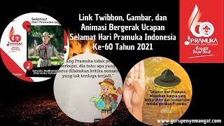 Link Twibbon, Gambar, Dan Animasi Bergerak Ucapan Selamat Hari Pramuka Indonesia Ke-60 Tahun 2021