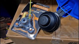 Modifying trimmer head 24V Kobalt item 3488480 Weed Eater to a Shakespeare UGLY HEAD trimmer head