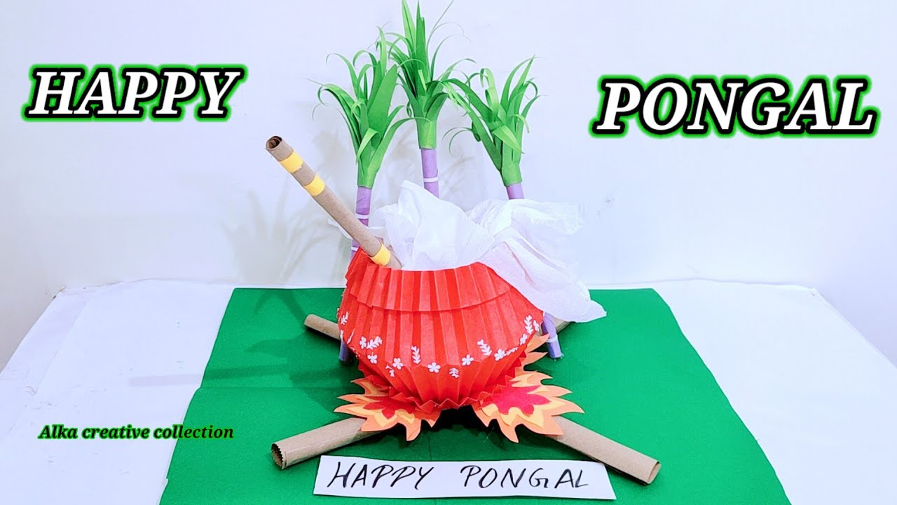 Diy for Pongal/creative craft idea for Pongal/Pongal activity for kid 