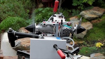In Line RC Airboat 6 - Project Boat Engine Test