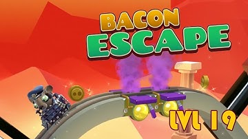 Bacon Escape Walkthrough for level 19 | IOS Gameplay for Bacon Escape