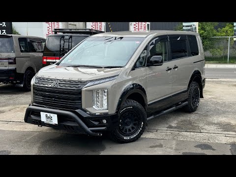 ◇デリカD5◇アウトドアカスタム◇全塗装グロスカーキ&ブラック