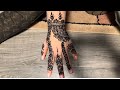 Beautiful eid henna design  easy henna design for beginners