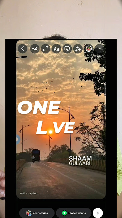 Instagram Sunset Story Ideas | How To Put Sunset Story On Instagram | Sunset Story Ideas | #shorts