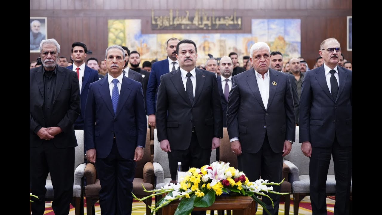 رئيس مجلس الوزراء  يحضر الحفل التأبيني المقام في الذكرى الرابعة لاستشهاد قادة النصر