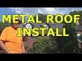 METAL ROOF installation, (Mike Haduck)