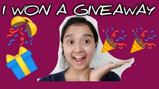 I won my first ever Giveaway Gift | I am one of the winners   | Giveaway | 2019 |