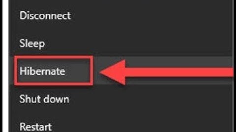 Add Hibernate to the Start Menu in Windows 10