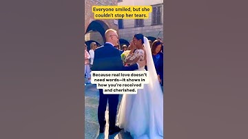 The Bride Couldn’t Hold Her Tears at the Wedding #shorts