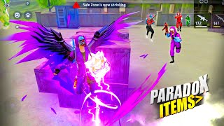 FREEFIRE ?Solo vs Squad With Paradox Ring Items and Hyperbook ? 22 Kills Garena free fire freefire