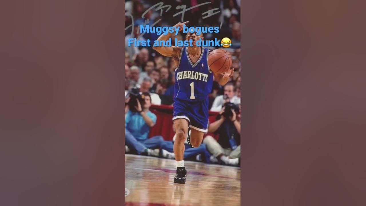 Muggsy Bogues first and last dunk nba funny YouTube