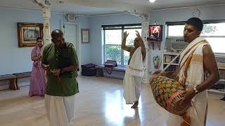 Gopal Govinda Shyama Prabhu Chants Hare Krishna in ISKCON Orlando Sunday Morning Kirtan
