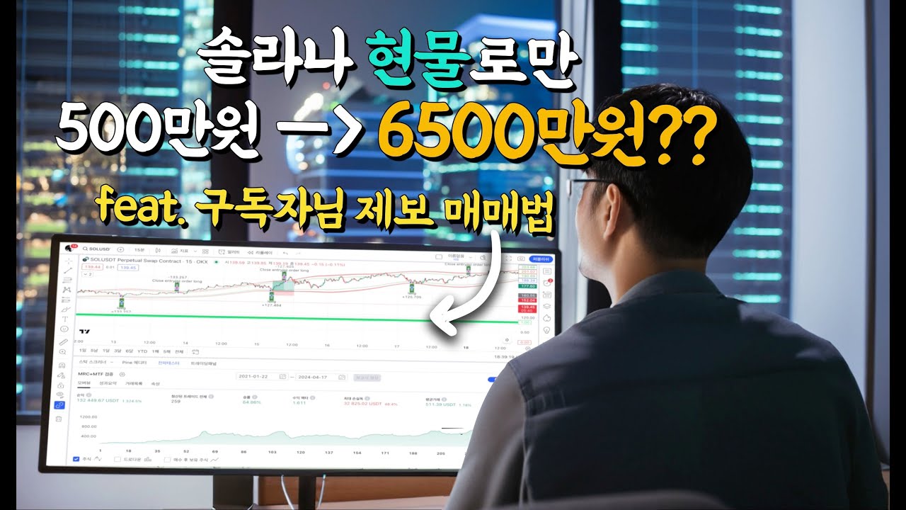 레버리지 없이 현물로만 수익률 1,324% 찍는 매매법 공유합니다!