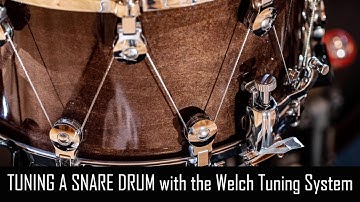Tuning an 8"x14" Snare drum with the Welch Tuning System (WTS)