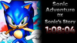 [PB] Sonic Adventure DX (Sonic's Story) in 1:08:04.620