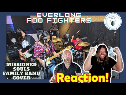 Musicians react to hearing EVERLONG - Foo Fighters | Missioned Souls - family band studio cover