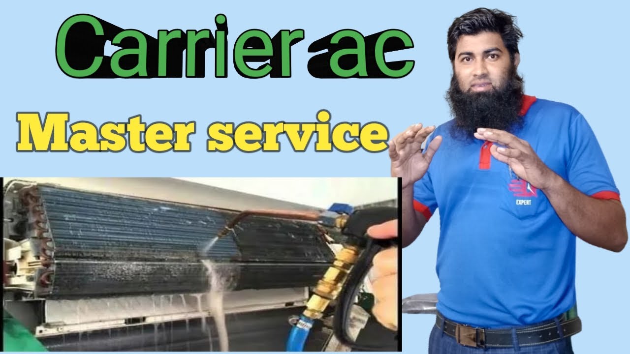 carrier ac master service split ac indoor master service YouTube