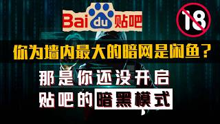 【中国暗网】你以为墙内最大的暗网是闲鱼？你确定你开启了贴吧暗黑模式？本期分享求BY暗网贴吧 | 艾先生科技说