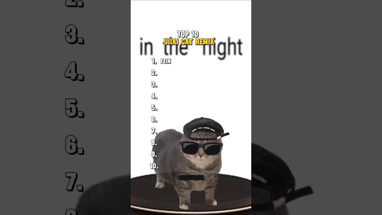 Top 10 Uiiai Cat Remix 
