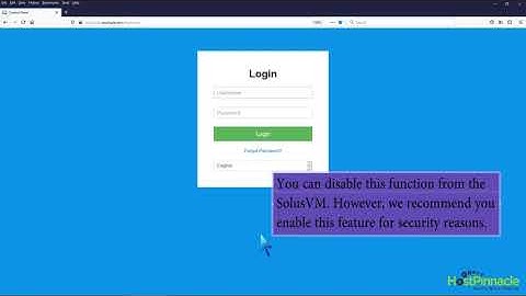 How to Enable or Disable the SolusVM VPS Login Alert   HostPinnacle