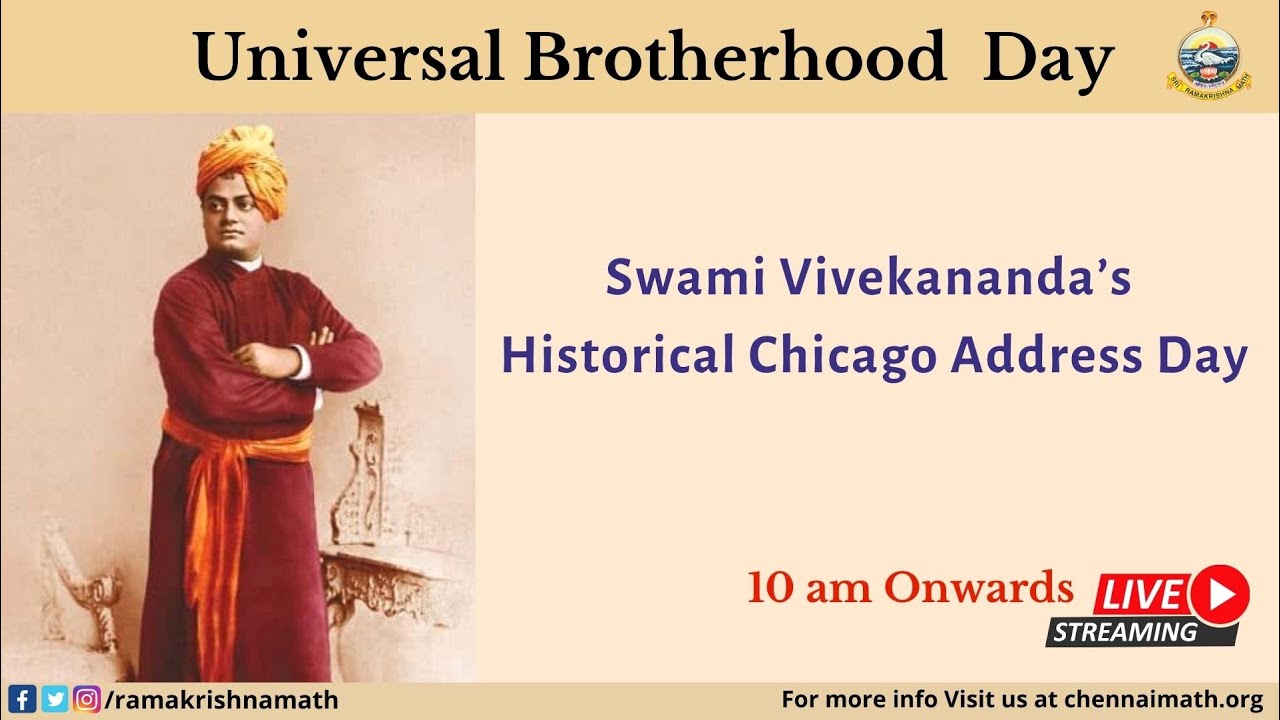 Universal Brotherhood Day ( Swami Vivekananda