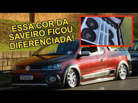Saveiro G6 Rebaixada Rodas Aro 20 + Som - Low Car