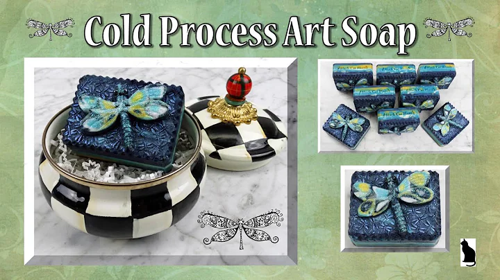 "Dragonfly" - CP soap making design tutorial
