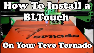 Installing a BLTouch on the Tevo Tornado
