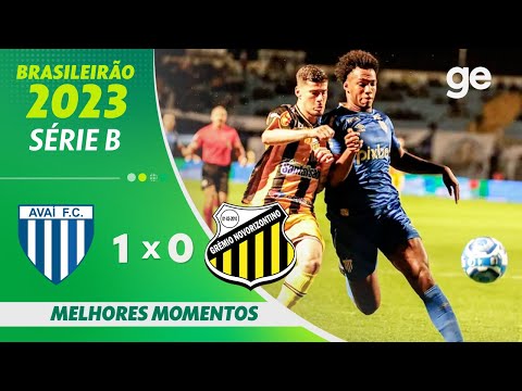 AVAÍ1 X 0 NOVORIZONTINO | MELHORES MOMENTOS | 27ª RODADA BRASILEIRÃO SÉRIE B 2023 | ge.globo