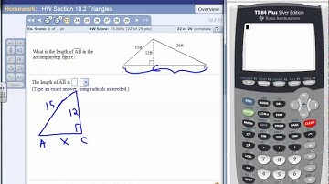 Section 10.2 Homework Exercises #22 through #24 in MyMathLab