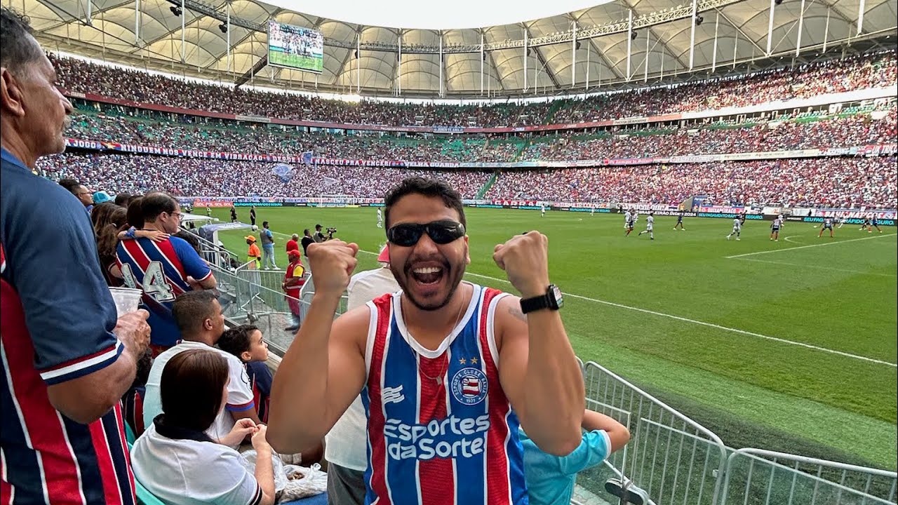 Primeira Vez com Minha Família no Jogo do Bahia 
