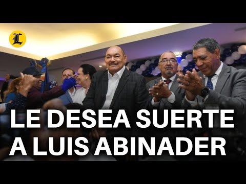 ALBUQUERQUE LANZA SU CANDIDATURA PRESIDENCIAL POR EL PRM Y LE DESEA SUERTE A LUIS ABINADER