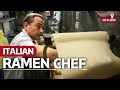 Day in the life of an italian who works as the owner of a italian ramen restaurant in japan