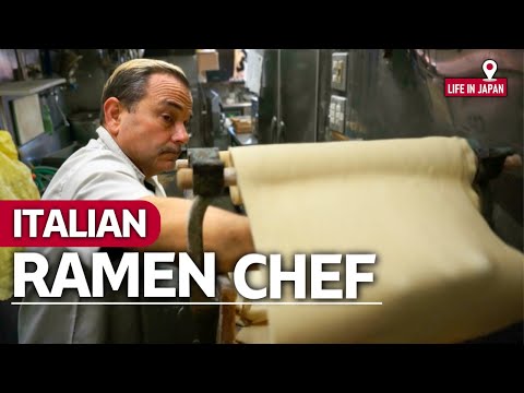 Daily life of an Italian who works as the owner of a ramen restaurant in Japan
