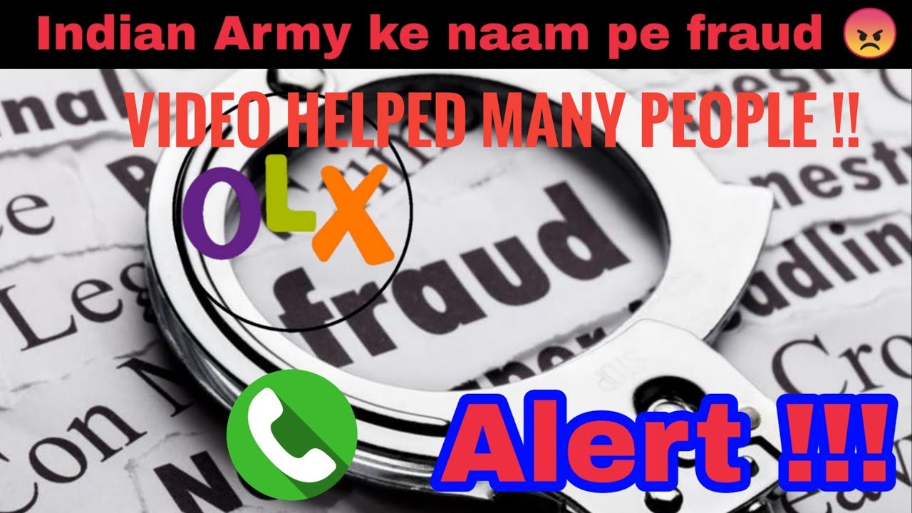 Olx Fraud !!! In Indian Army's name 😡(Manjeet havaldar's identity)