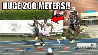 Mens 200 Meters Was Crazy Noah Lyles Drops A Bomb Tate Taylor Makes History