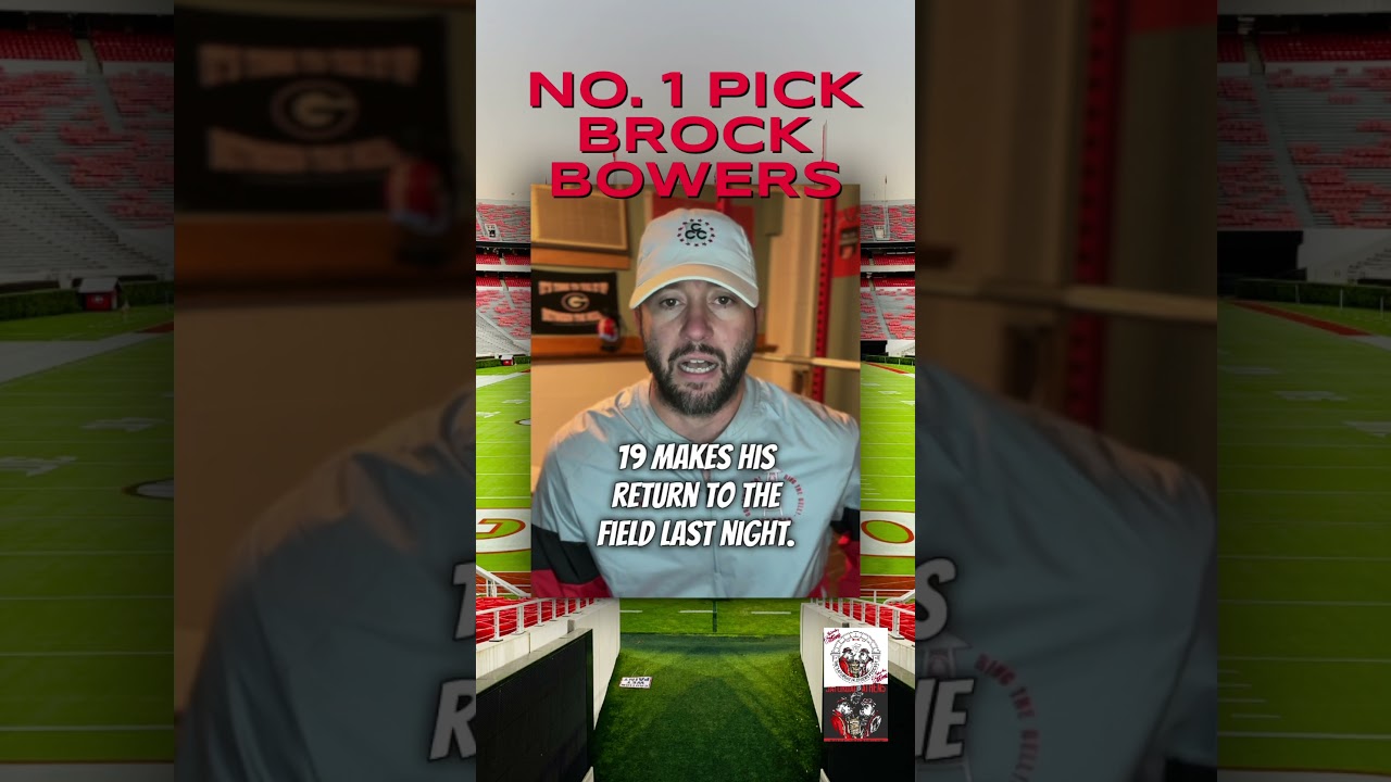 NUMBER ONE OVERALL PICK BROCK BOWERS #godawgs #collegefootball #football
