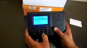 RFID Card Based Time Attendance System  Model T6C