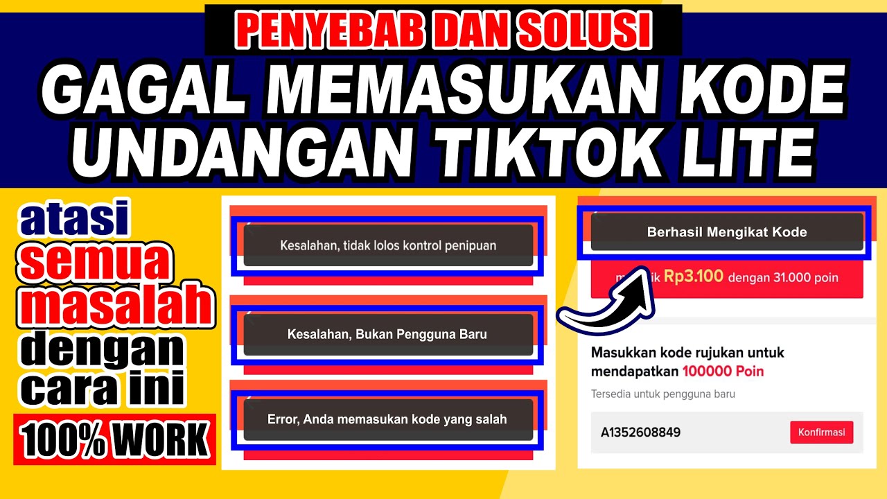 Cara mendapatkan kode rujukan tiktok