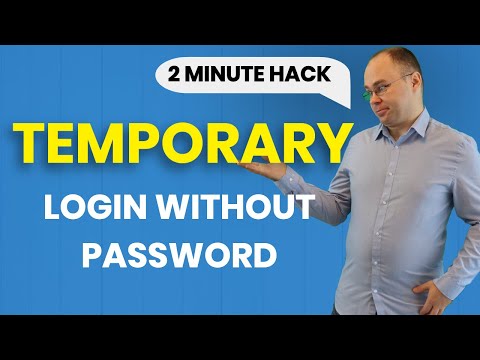 Wordpress Login Without Password - 2 minute hack