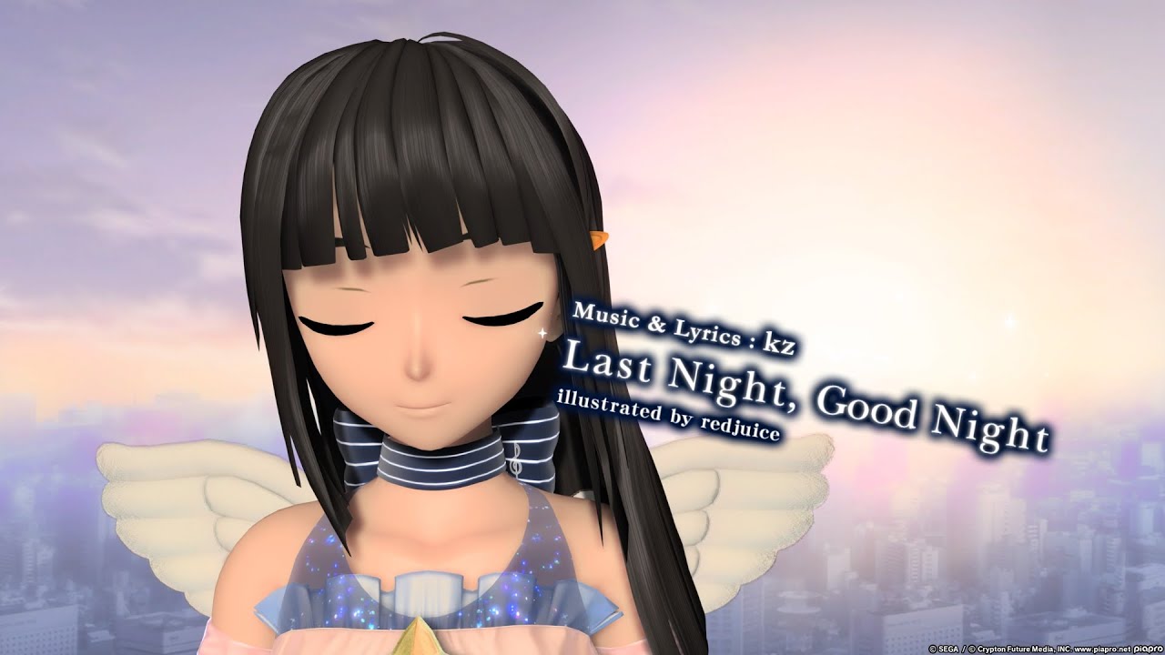 [Hatsune Miku] Last night, good night [Project Diva Future Tone PS5 ...