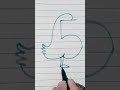 How to draw number 5 drawing #drawing #drawingtutorials #easydrawing #shortvideo
