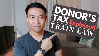 How to Compute Donors Tax (TRAIN Law)