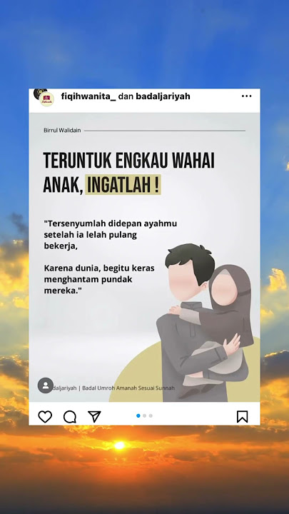Tersenyumlah didepan ayahmu #islam #islamicstatus #selfreminder #senyum #ayah