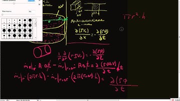 3  Continuity equation for radial coordinates