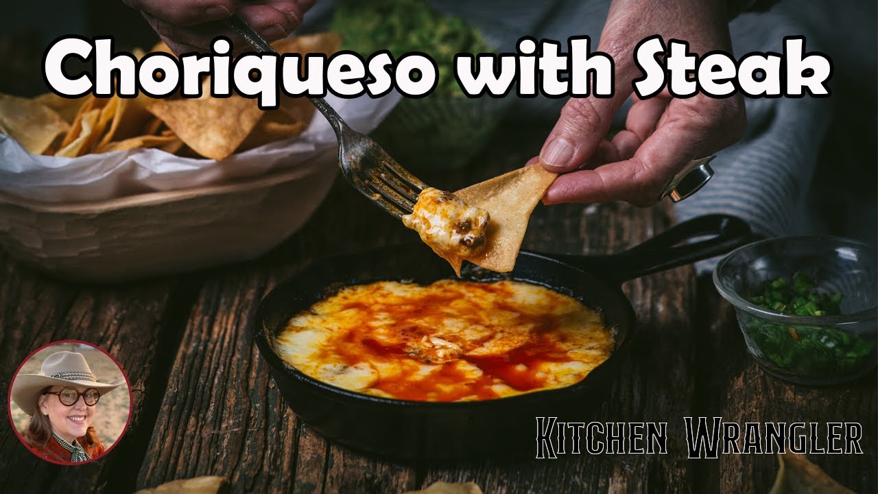 Choriqueso with Steak and Mesquite Baked Potatoes - YouTube