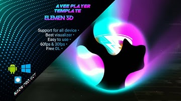 Elemen 3D | Audio Spectrum Visualizer | Avee Player Template | #StayHome #WithAveePlayer