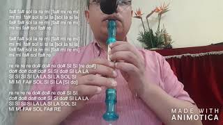 Video thumbnail of "Canto SEÑOR PEQUEÑO SOY en Flauta Dulce"