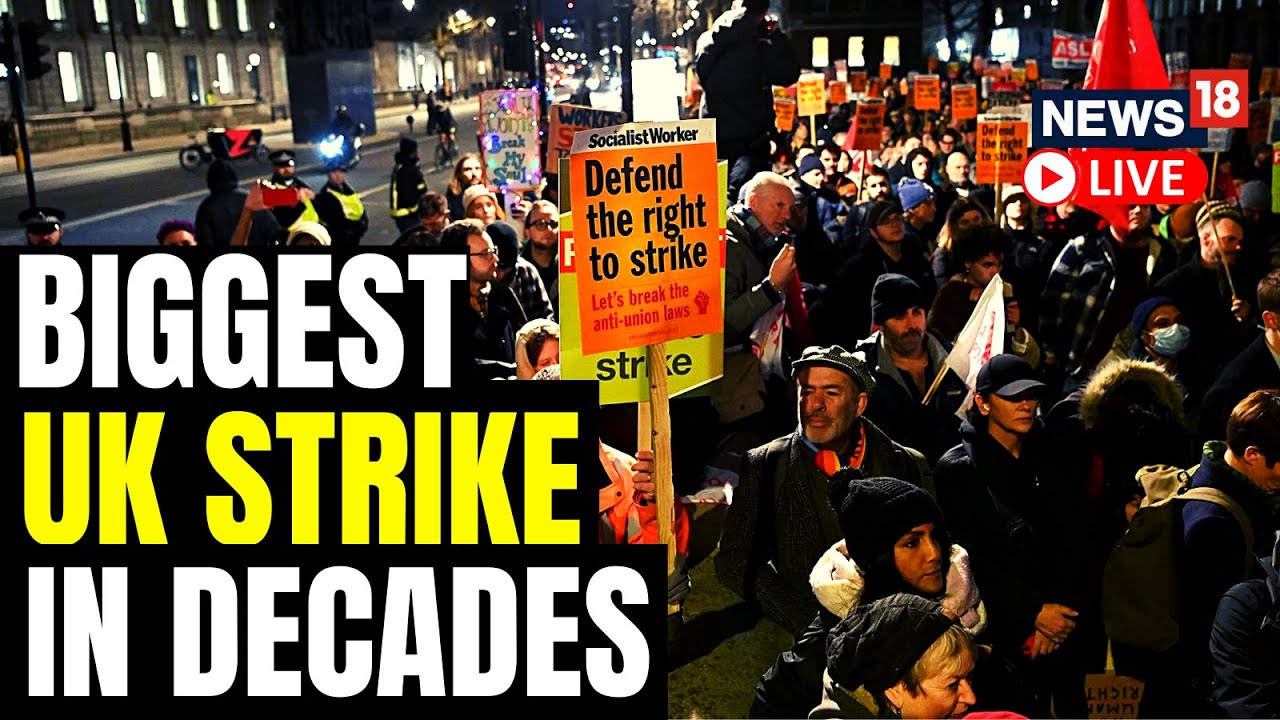 UK Comes To A Standstill Following Unprecedented Strikes UK Protest