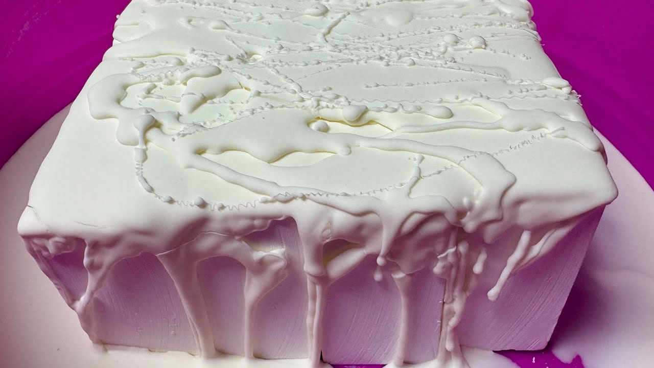 White Cornstarch Paste on Fresh Snow Fairy Dust Chalk 